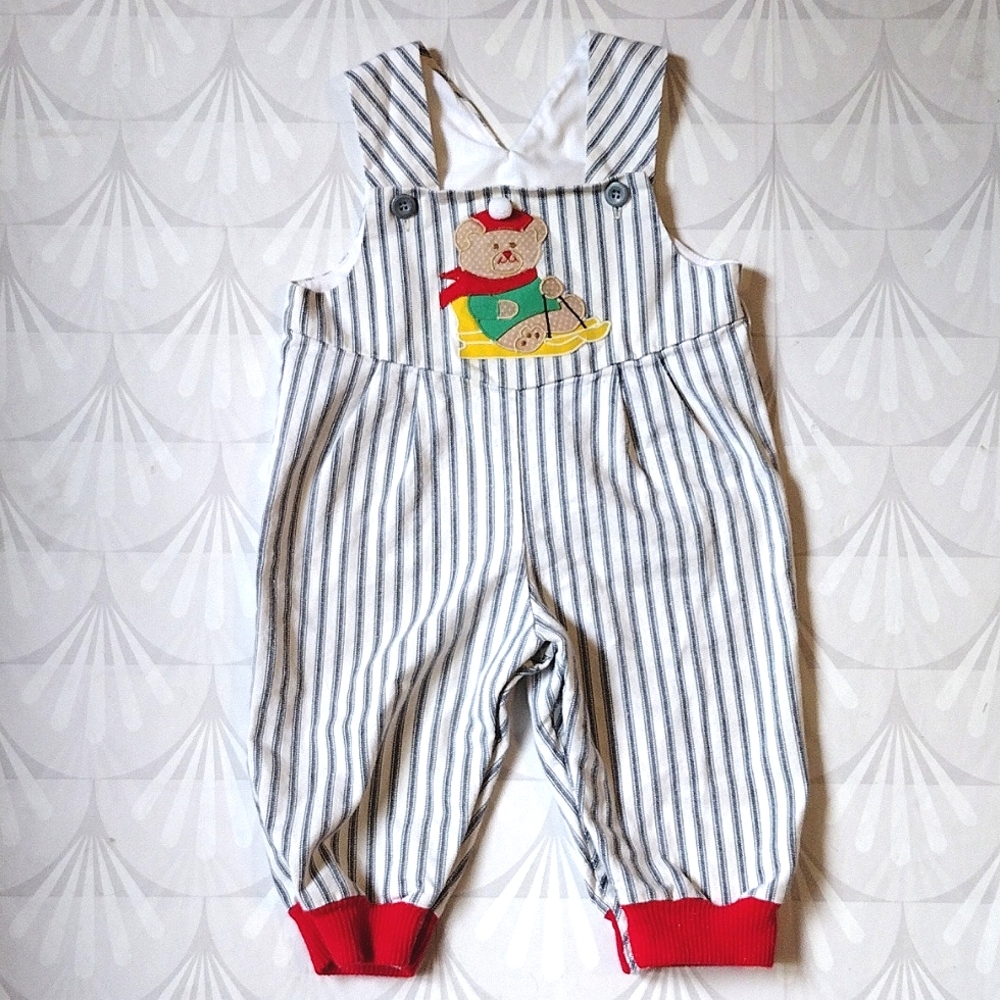 Vintage handmade baby overalls